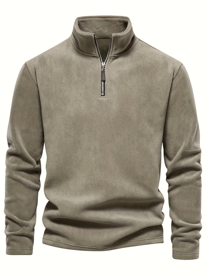 Hugo | Half-Zip Stand-Collar Pullover