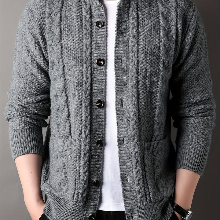 Sinclair | Textured Button-Front Cardigan