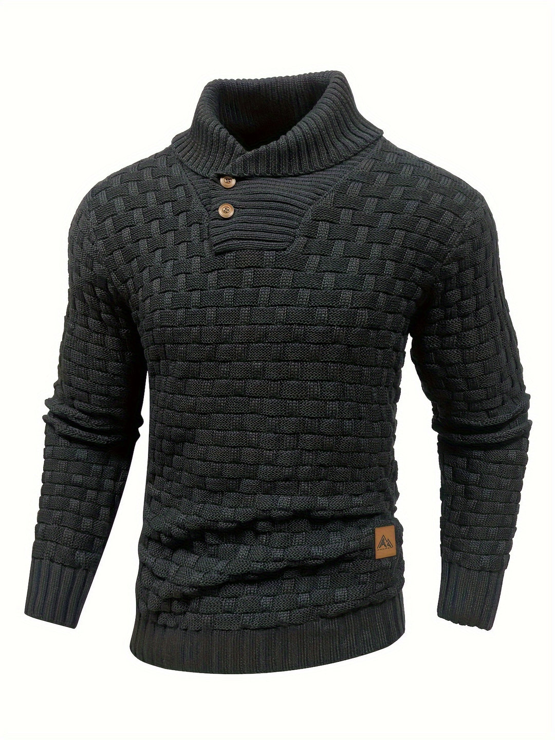 Alistair | Textured Shawl-Collar Sweater