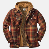 Rhett | Rugged Hooded Plaid Jacket