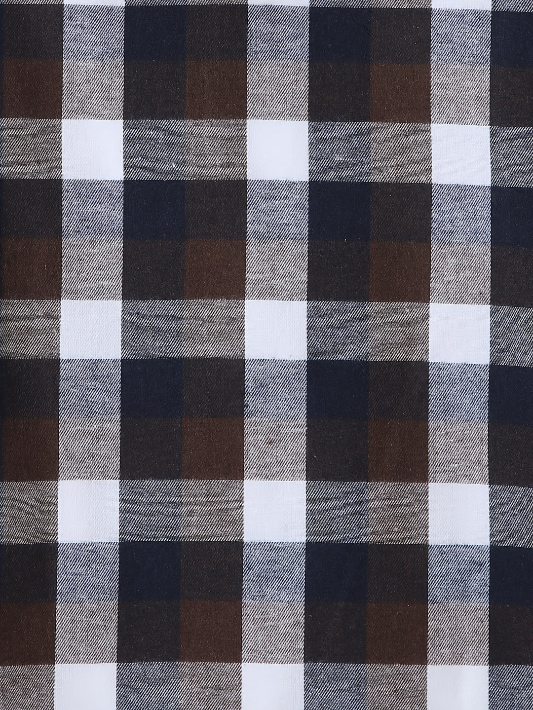 Braxton | Checked Hooded Shirt