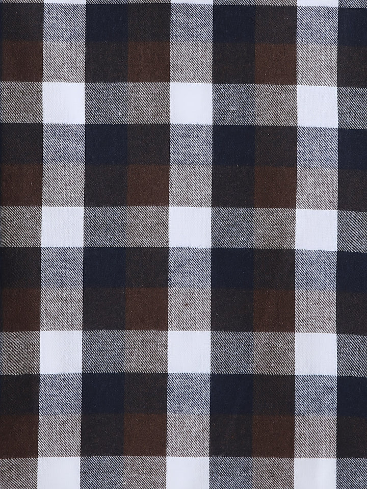 Braxton | Checked Hooded Shirt