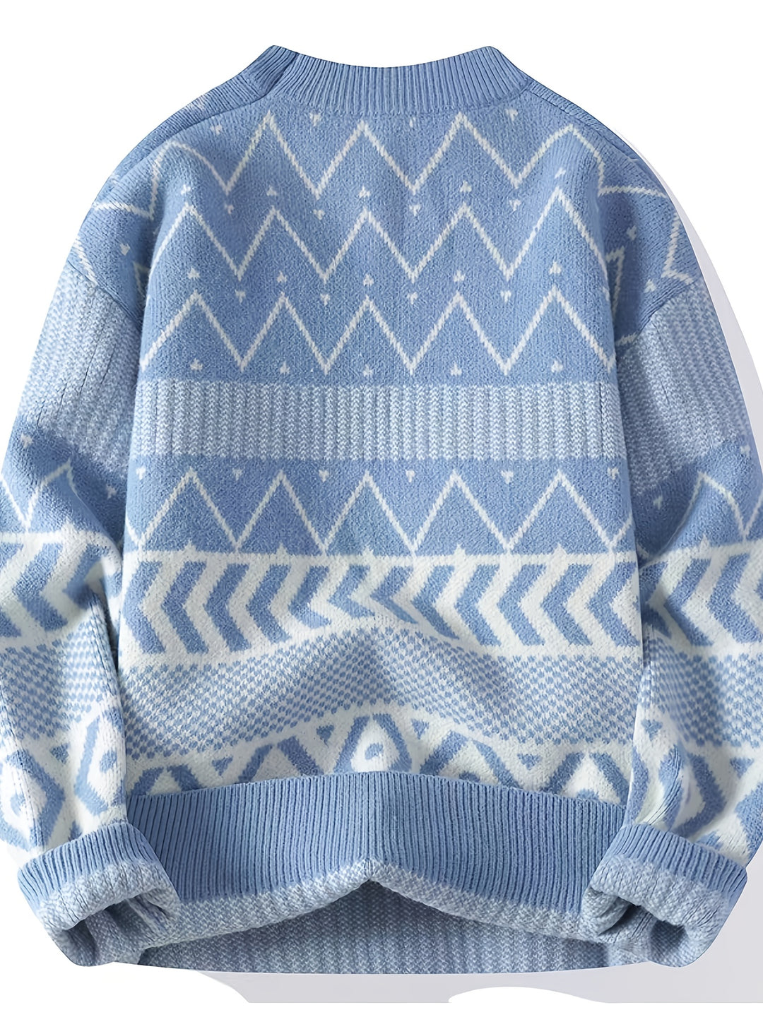Tristan | Patterned Crew-Neck Sweater