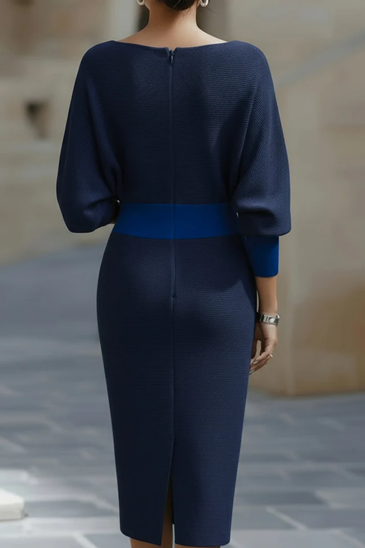 Ramona | Draped Batwing Midi Dress