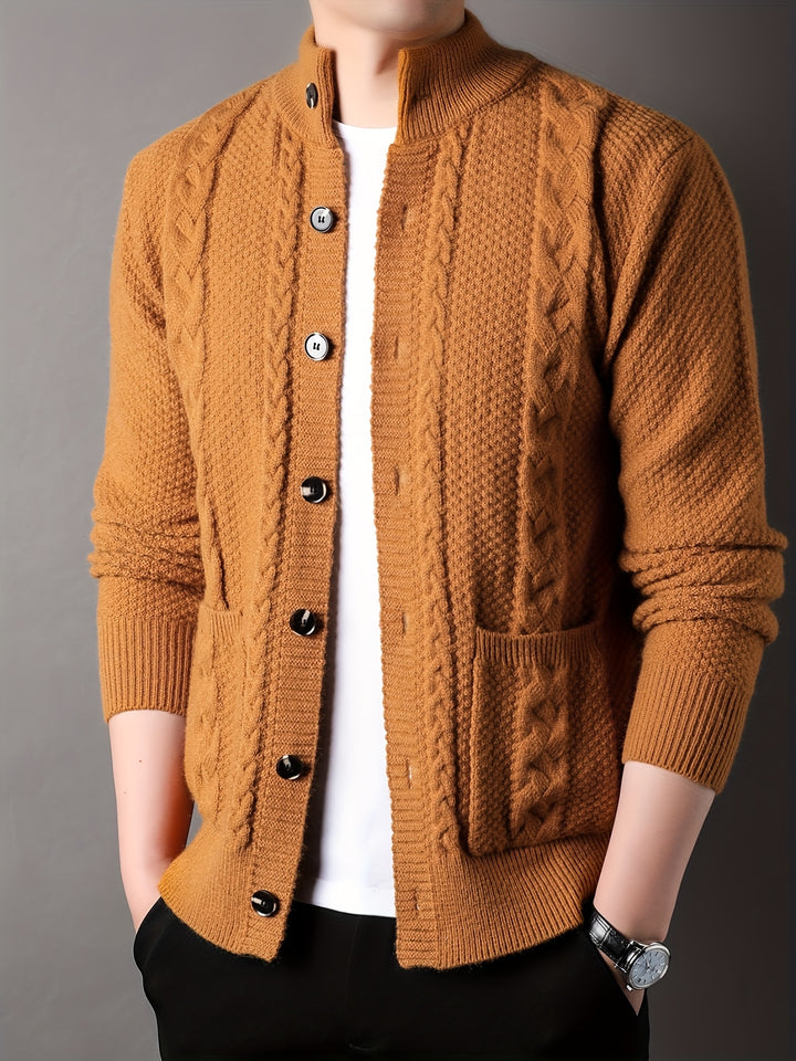 Sinclair | Textured Button-Front Cardigan