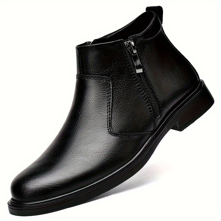 Marcus | Refined Zip-Up Ankle Boots