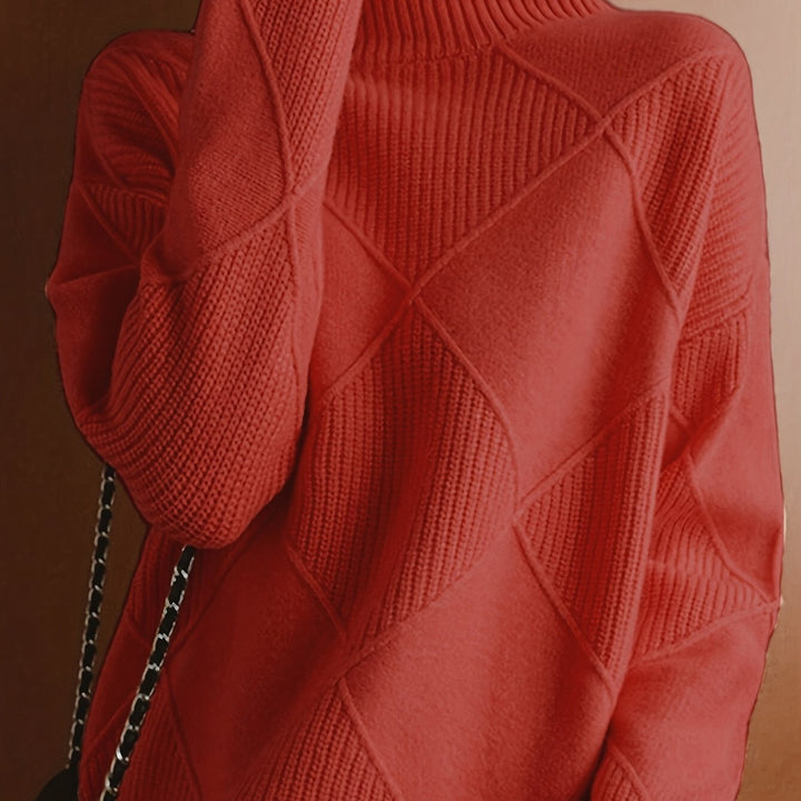 Maeve | Textured Turtleneck Sweater