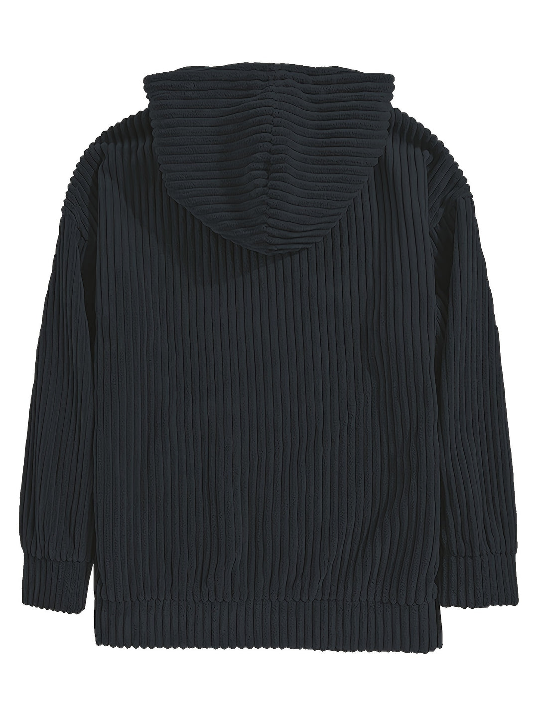 Sebastian | Ribbed Pullover Hoodie