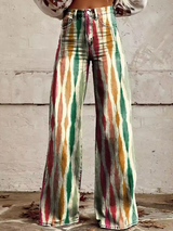 Carrie | Elegant Multicolor Boho Pants