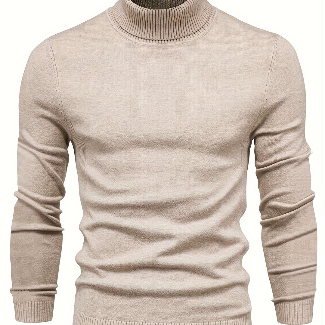 Malcolm | Classic Mock-Neck Sweater
