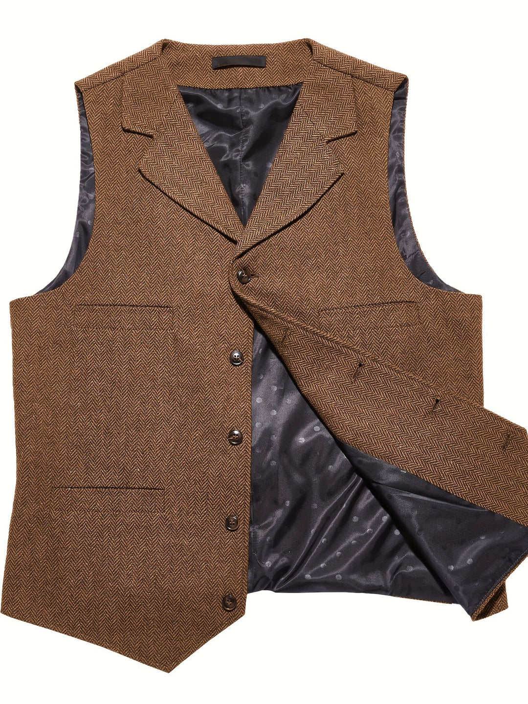 Byron | Refined Herringbone Waistcoat