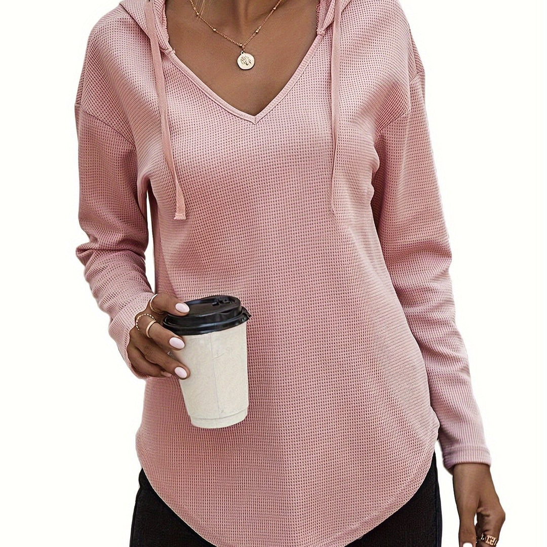 Kendra | Relaxed V-Neck Hoodie