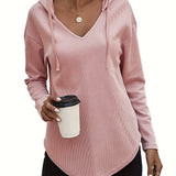 Kendra | Relaxed V-Neck Hoodie
