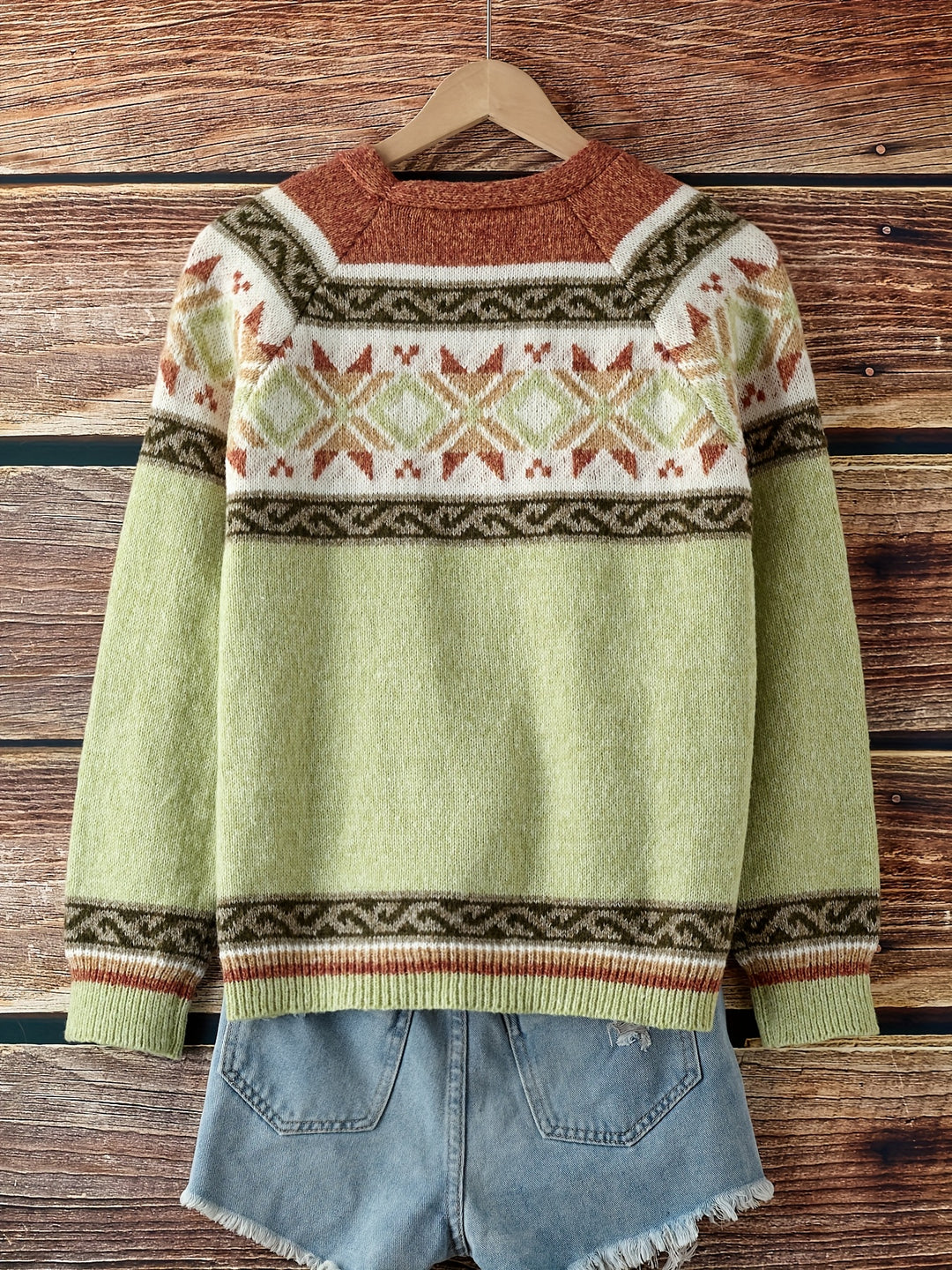Harlow | Patterned Button-Front Cardigan