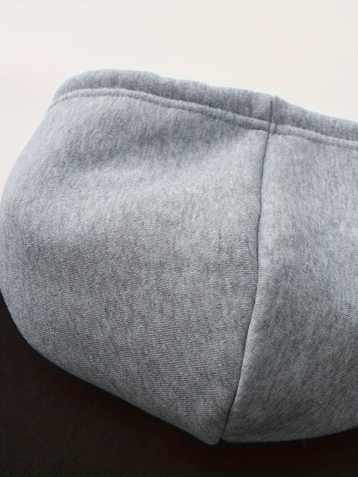 Cedric | Color Block Zip-Up Hoodie
