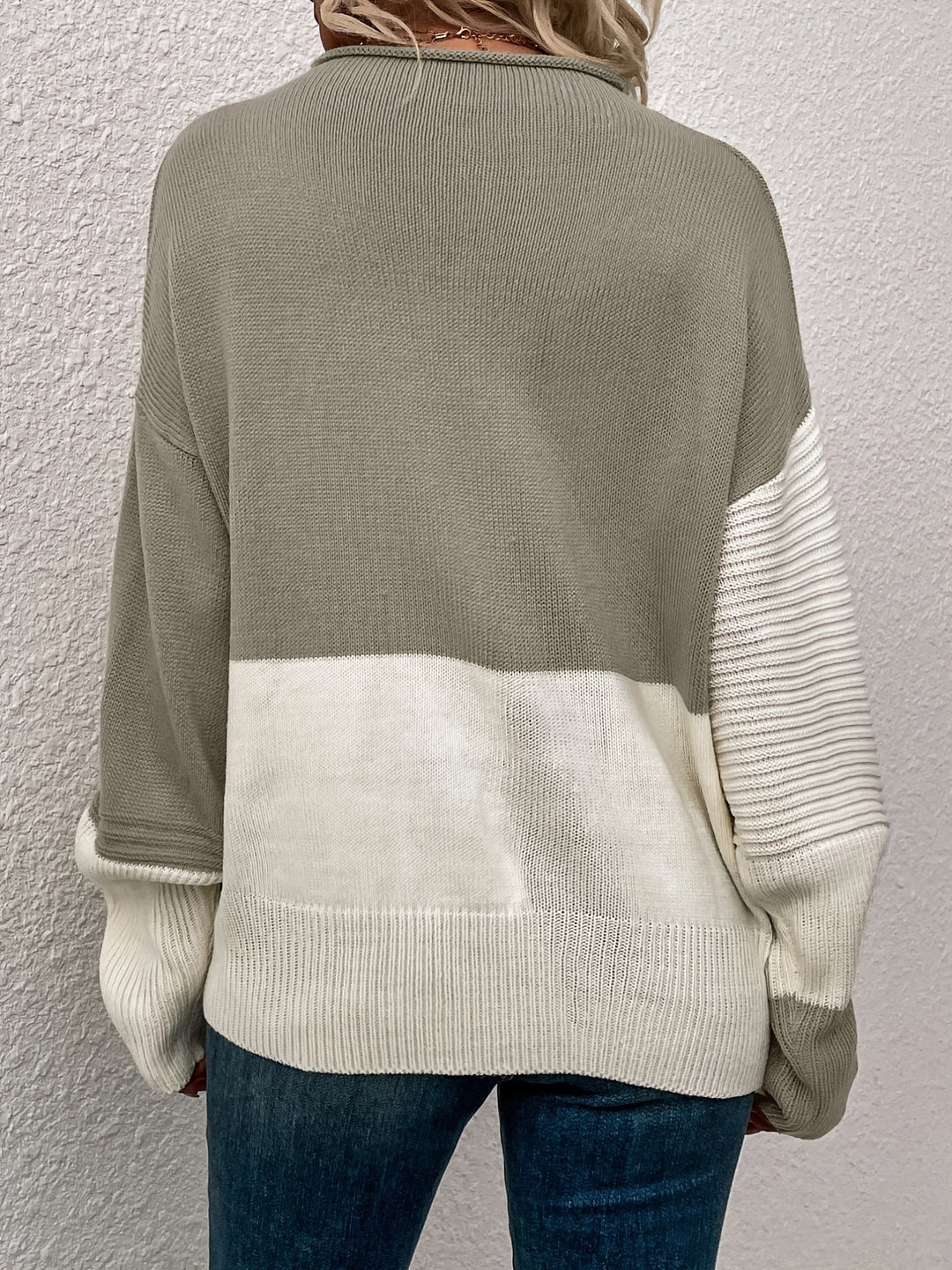 Helene | Color Block Relaxed Sweater