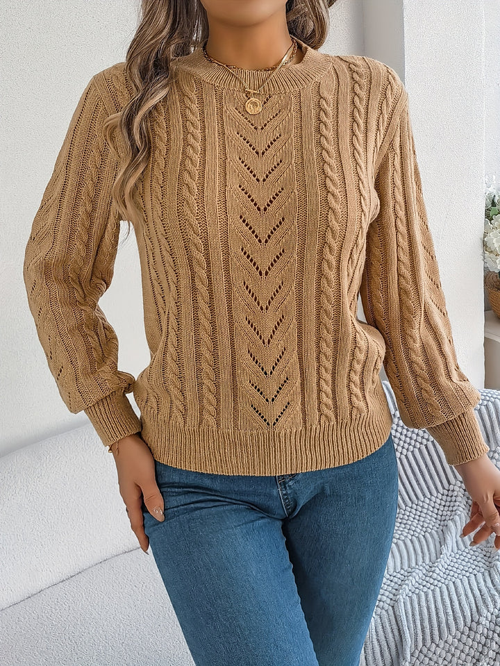 Blythe | Cable-Knit Textured Sweater