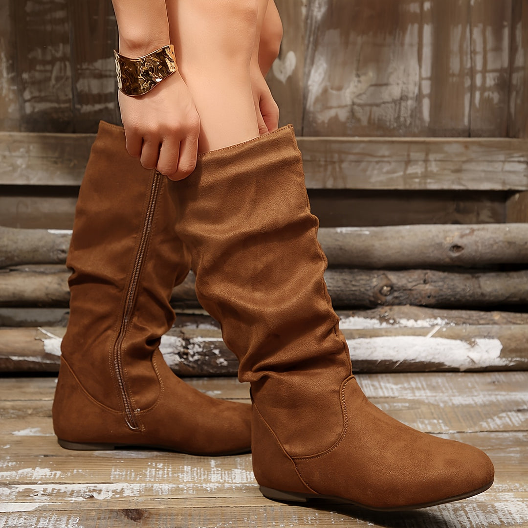 Juliet | Slouched Mid-Calf Boots