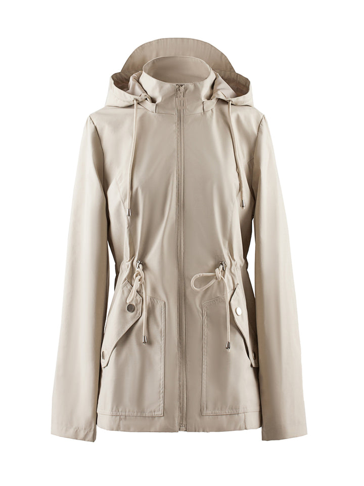 Clara | Hooded Drawstring Jacket