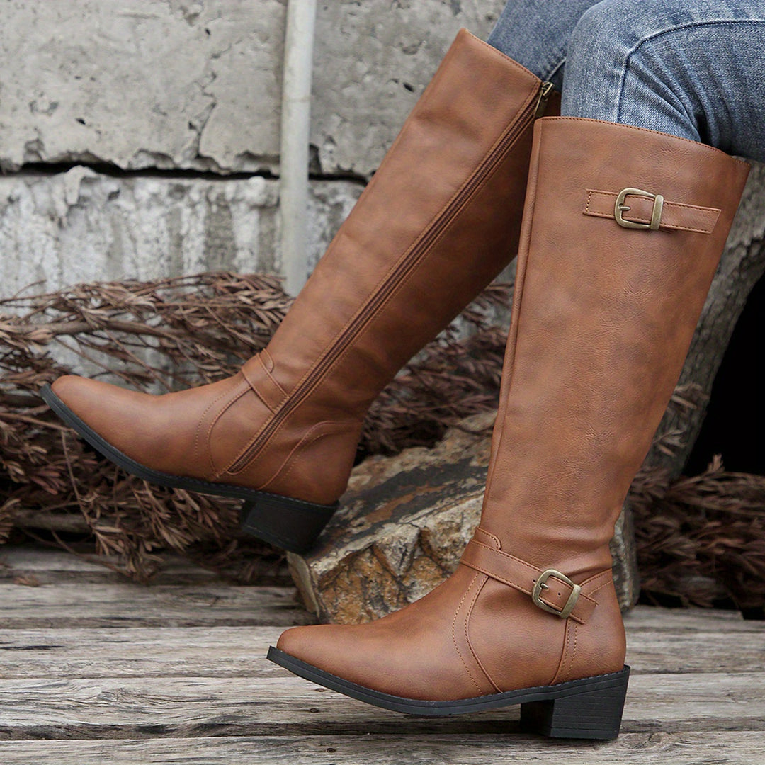 Naomi | Classic Riding Knee-High Boots