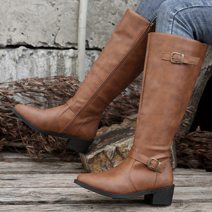 Naomi | Classic Riding Knee-High Boots