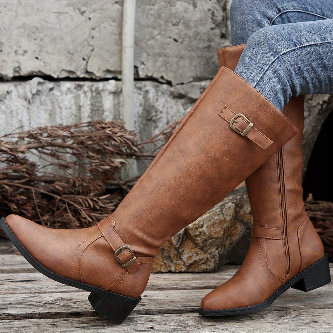 Naomi | Classic Riding Knee-High Boots