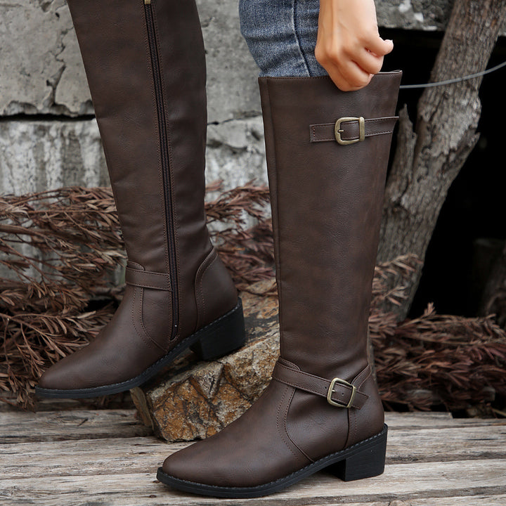 Naomi | Classic Riding Knee-High Boots
