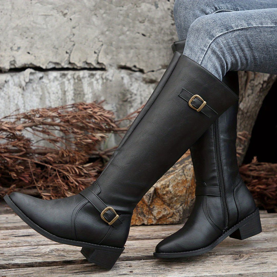 Naomi | Classic Riding Knee-High Boots