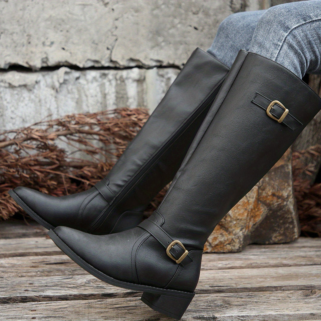 Naomi | Classic Riding Knee-High Boots