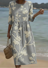 Sydney | Elegant Retro Floral Dress