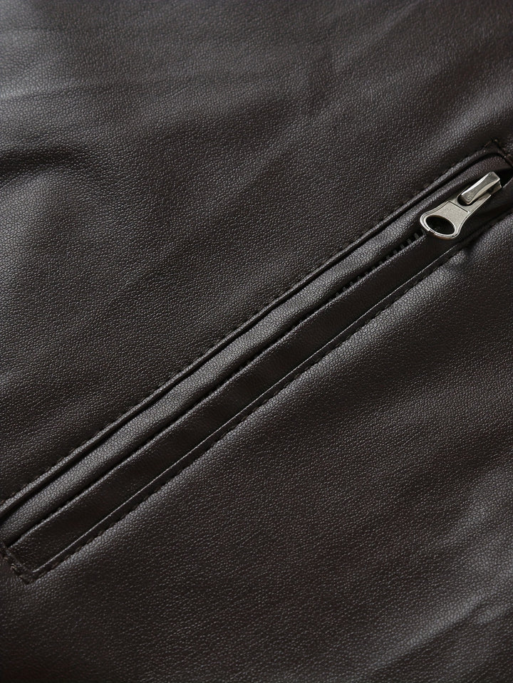 Roman | Stand-Collar Moto Jacket