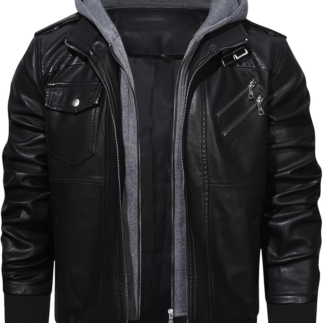 Winston | Hooded Moto Jacket