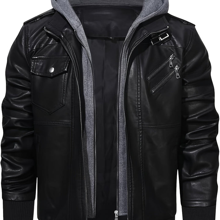 Winston | Hooded Moto Jacket