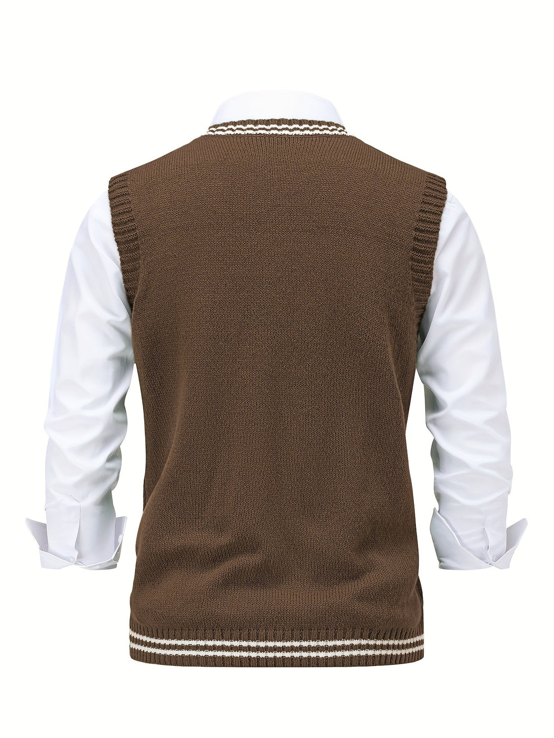 Gideon | Cable-Knit V-Neck Sweater Vest