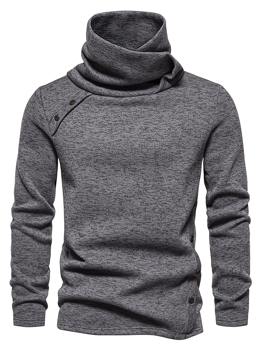 Nash | Slouchy Collar Button-Up Sweater