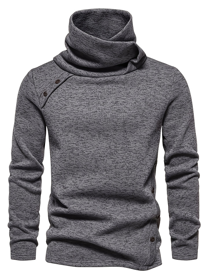Nash | Slouchy Collar Button-Up Sweater