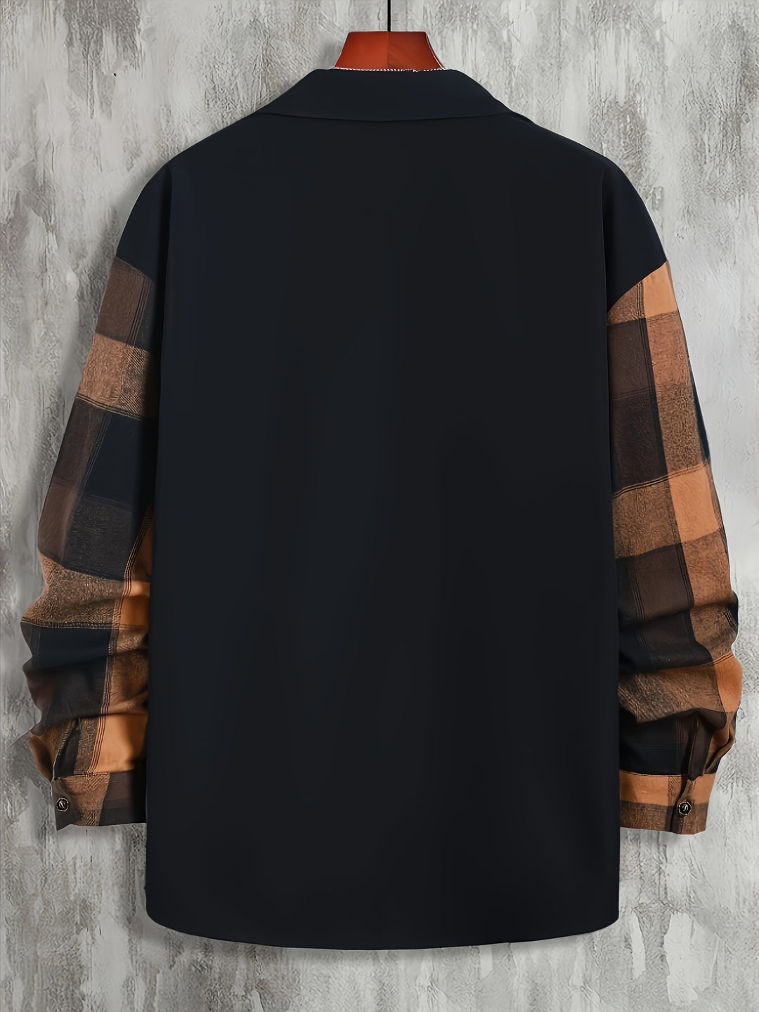 Colour-Block Pocket Shirt Back