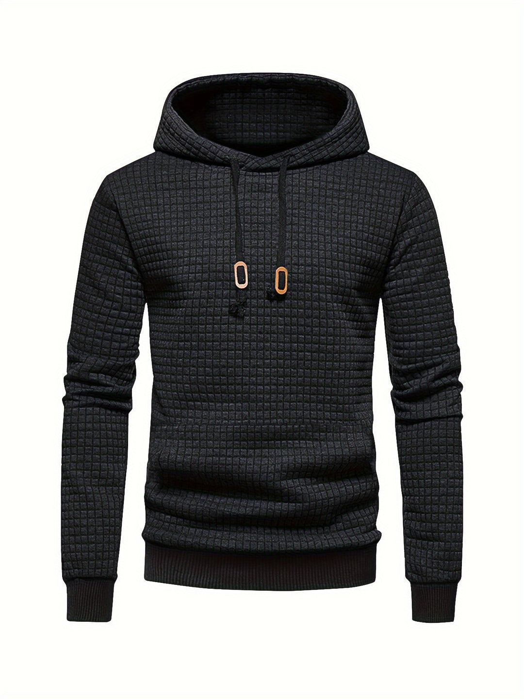 Garrison | Textured Hooded Pullover Hoodie