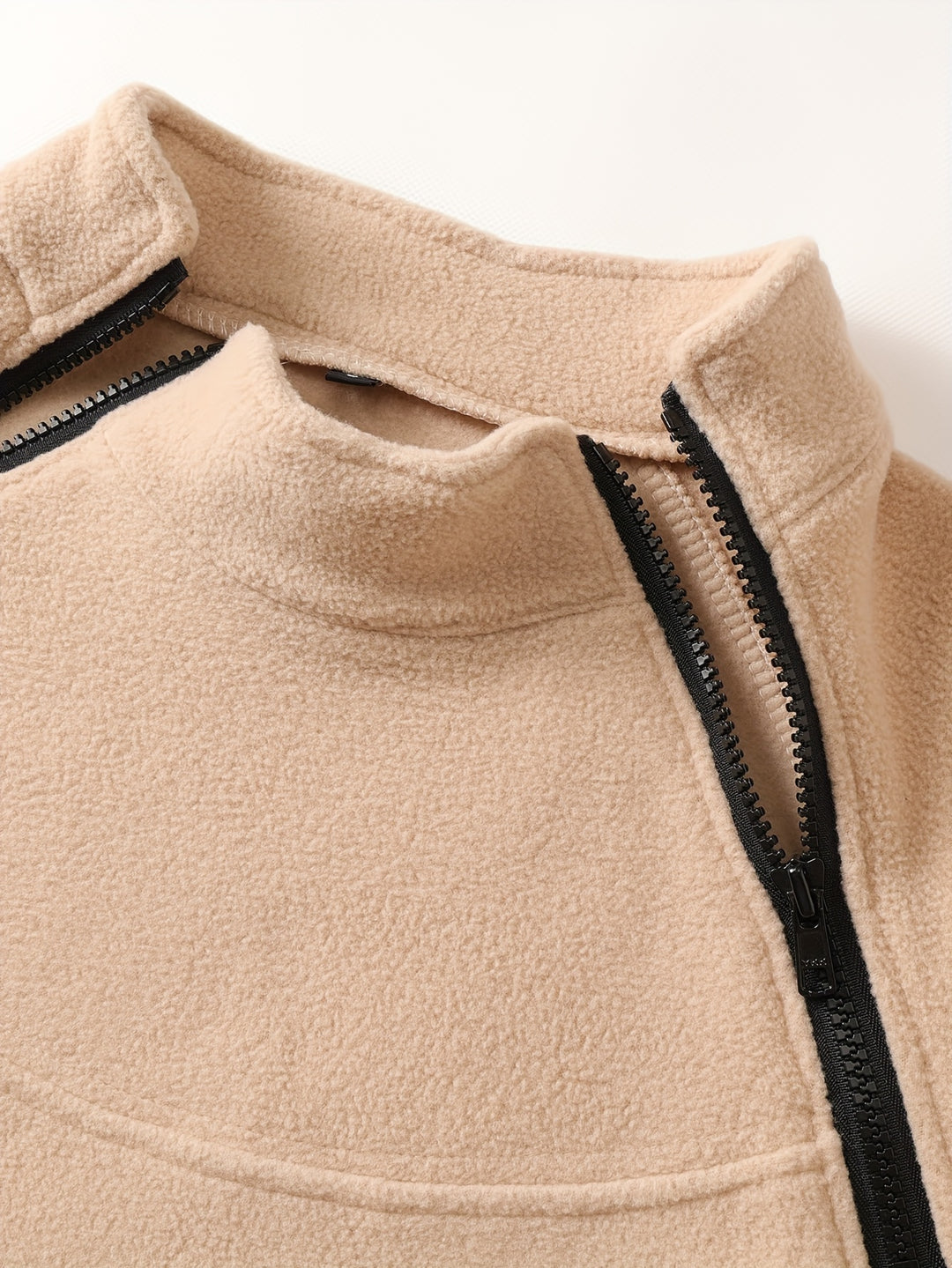 Nolan | Zip-Detail Mock-Neck Pullover