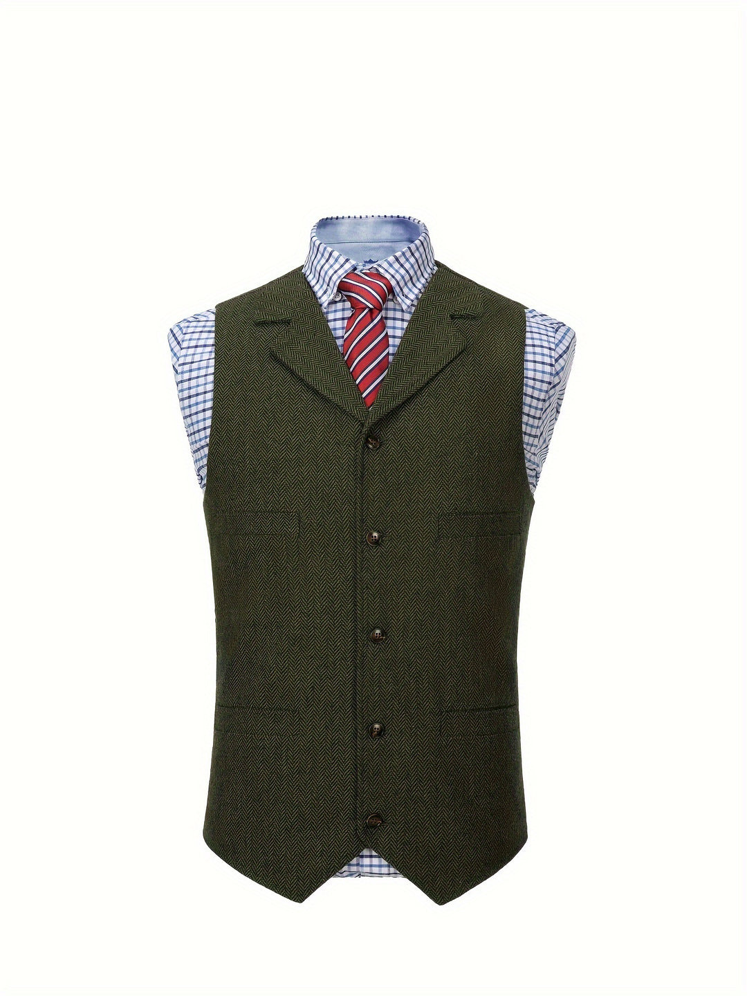 Colton | Heritage Herringbone Vest