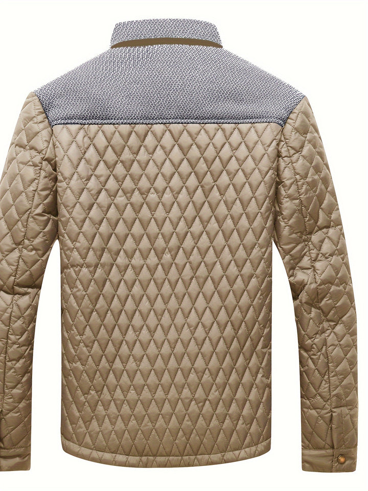 Alden | Quilted Stand-Collar Jacket