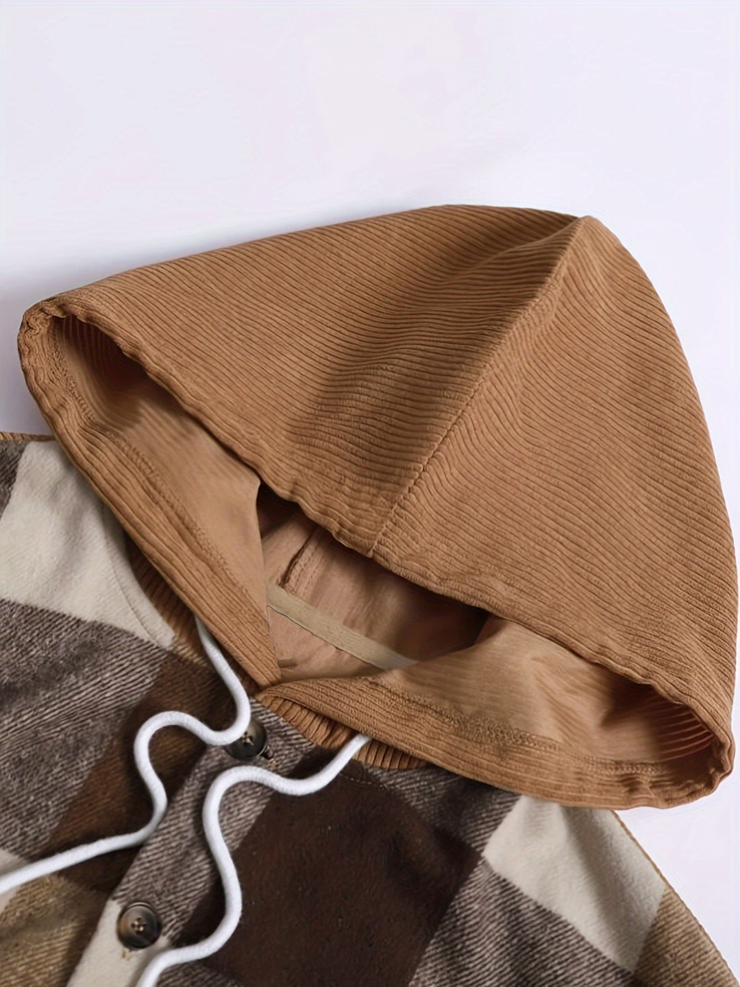 Barnaby | Checked Hooded Overshirt Jacket