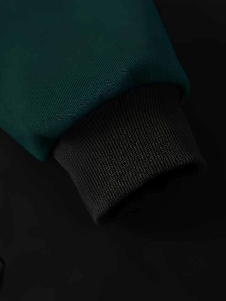 Cedric | Color Block Zip-Up Hoodie