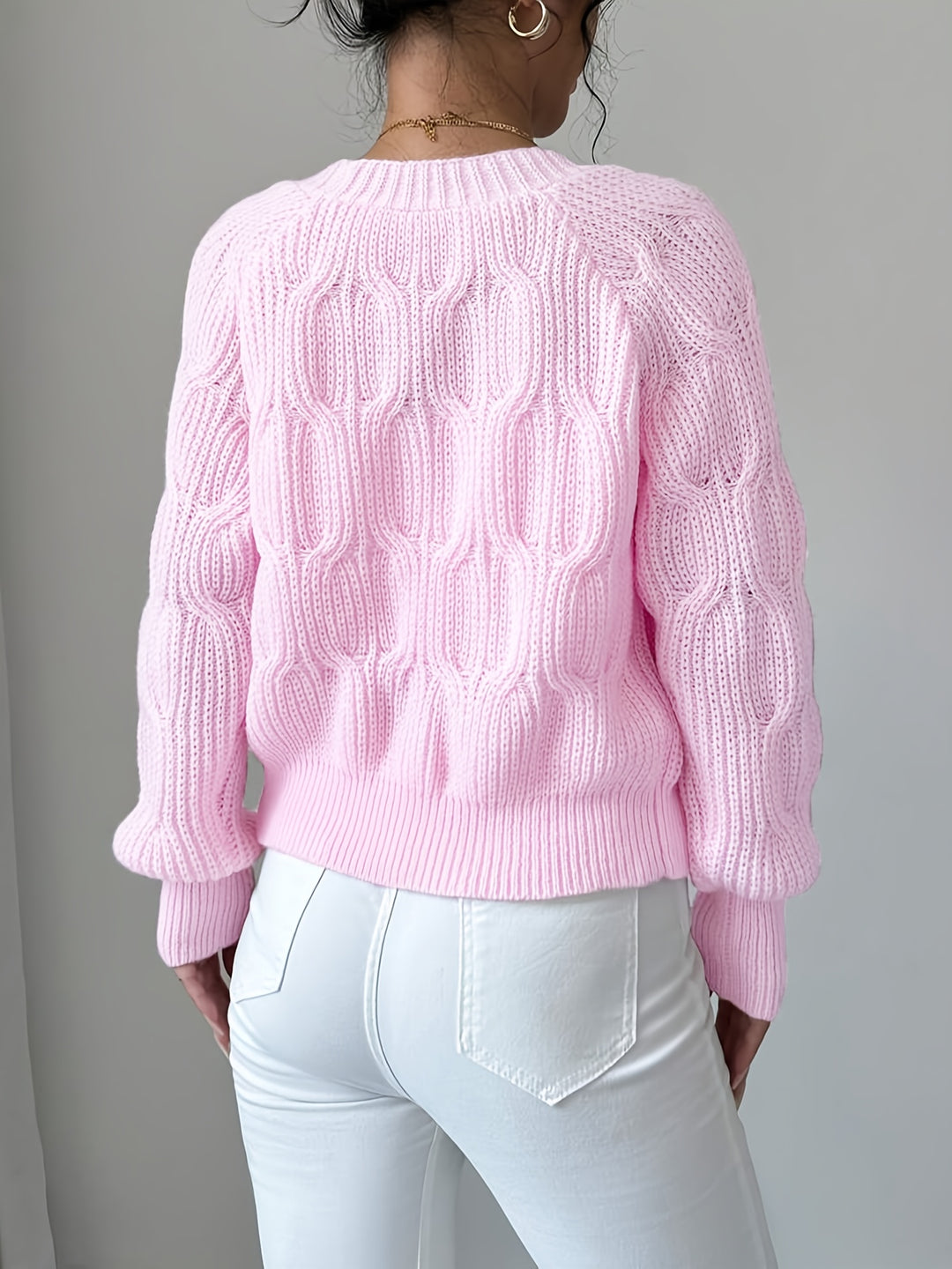 Juniper | Soft Bow-Detail Long Sleeve Cardigan