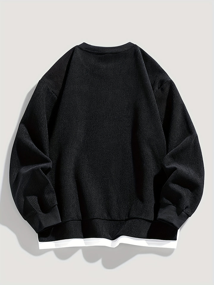 Harvey | Layered Crewneck Sweatshirt