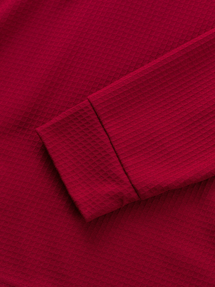 Curtis | Textured Long-Sleeve Henley