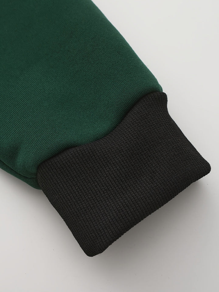 Cedric | Color Block Zip-Up Hoodie