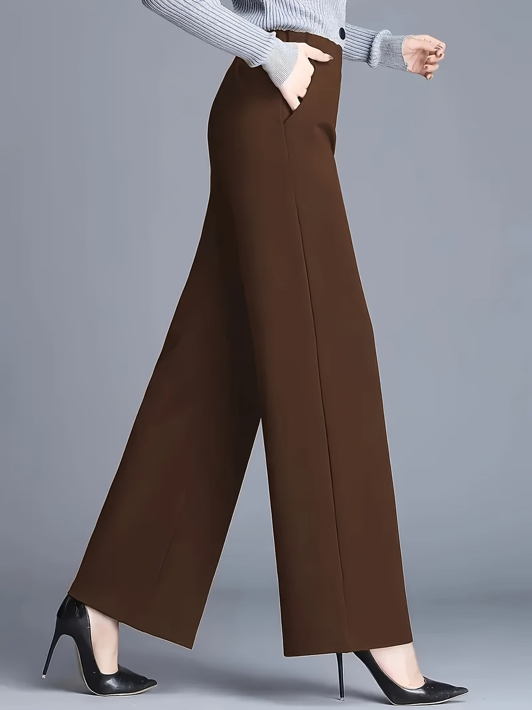 Claudia | High-Waisted Wide-Leg Pants