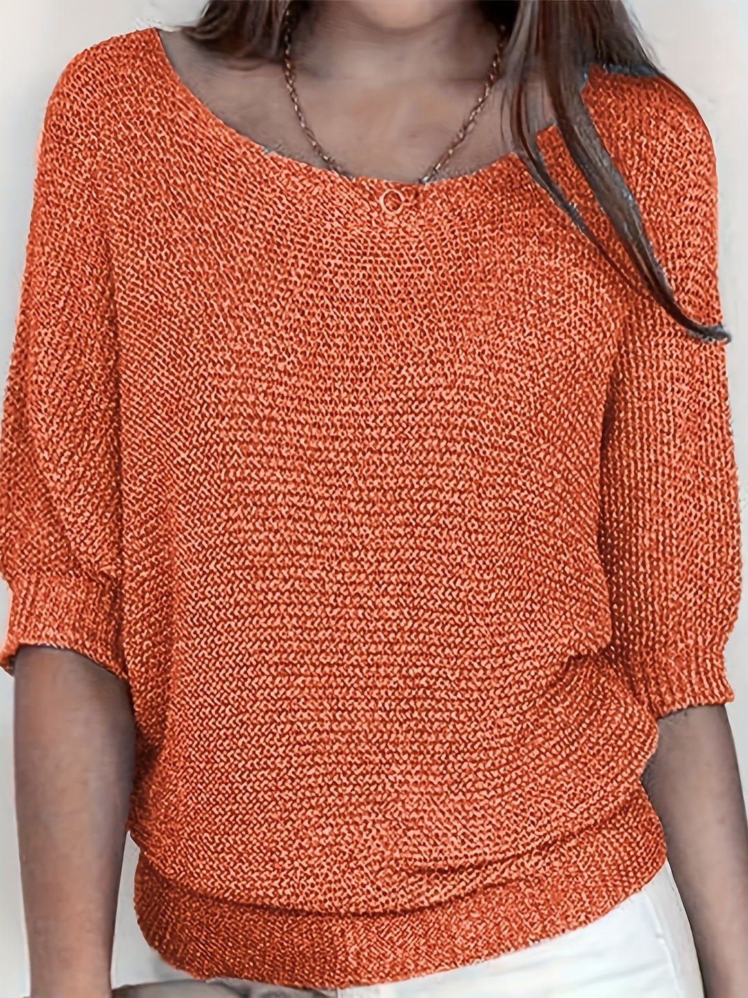 Lena | Relaxed Open-Knit Sweater