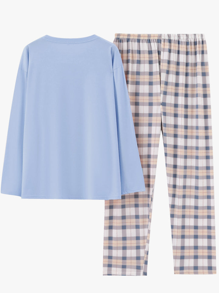 Genevieve | Relaxed Plaid Two-Piece Set
